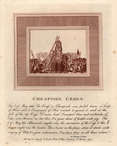 5 月 2 日，Cheapside Cross 的拆除 作者 约翰·托马斯·史密斯