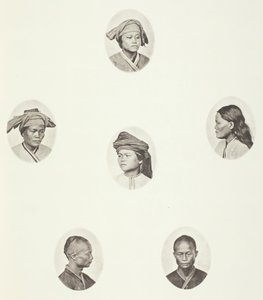 Pepohoan Female Head, Pepohoan Female Head, Pepohoan Female Head, Pepohoan Female..., c. 1868. 作者 约翰汤姆森