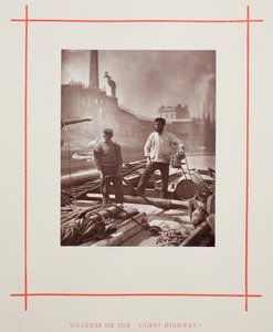 沉默的公路上的工人，1877年。 作者 约翰汤姆森