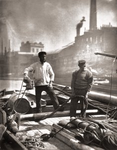 “沉默的高速公路”上的工人，来自“伦敦的街头生活”，作者：J。Thomson和Adolphe Smith，1877年 作者 约翰汤姆森