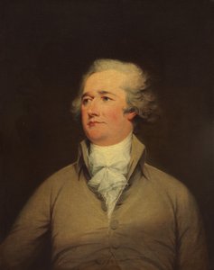 亚历山大-汉密尔顿，约1792年。 作者 约翰·特伦布尔