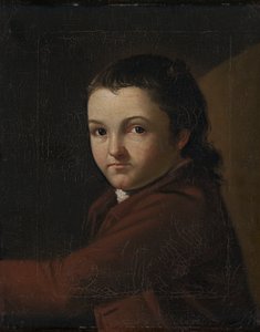 小贾贝斯-亨廷顿（艺术家的侄子）（1767-1848 年），1784 年文学士 作者 约翰·特伦布尔