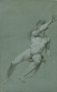 男性裸体素描--生活研究 作者 约翰·特伦布尔