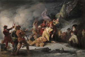 蒙哥马利将军在1775年12月31日，1786年袭击魁北克时的死亡