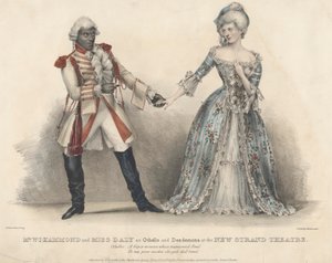 W. J. Hammond 先生和 Daly 小姐在新海滩剧院饰演奥赛罗和苔丝狄蒙娜 作者 约翰·吉尔