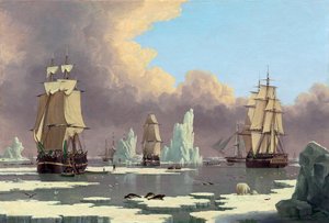 北鲸渔业：天鹅和伊莎贝拉，c。 1840