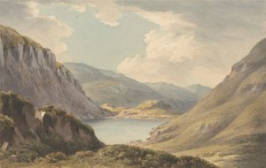 Llyn Geirionedd 距离 Trefriew 不远，位于卡那封郡康威河畔 作者 约翰·沃威克·史密斯