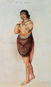 印度女人（彩色光刻） 作者 约翰怀特
