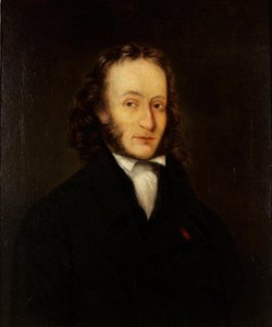尼科洛-帕格尼尼的肖像，1782-1840，1836年 作者 约翰·惠特尔