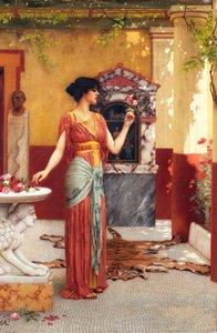 《花束》，1899年 作者 约翰·威廉·高沃德