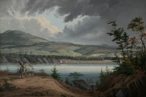 科荷斯的景色，约1820年。 作者 约翰·威廉·希尔