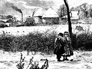 1860年代冬天。 作者 约翰·威廉·诺斯