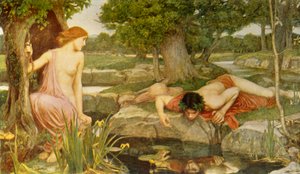 Echo and Narcissus"，1903年，约1915年。 作者 约翰·威廉姆·沃特豪斯