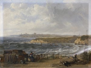Cullercoats 看向泰恩茅斯 - 潮汐 作者 约翰·威尔逊·卡迈克尔