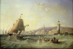 热那亚，1862年 作者 约翰·威尔逊·卡迈克尔