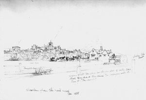 1835年，来自铁路的赫克瑟姆 作者 约翰·威尔逊·卡迈克尔