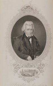 安德鲁杰克逊，来自美国历史，第一卷。 II，由WJ Edwards雕刻的Charles Mackay