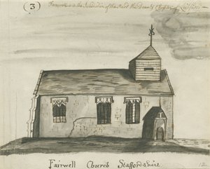 告别教堂：钢笔和棕褐色的绘画，nd [c 1780]