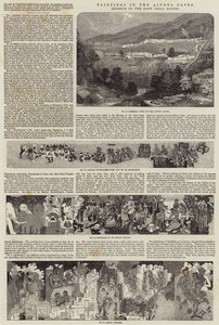Ajunta Caves的绘画，东印度之家博物馆