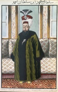 阿卜杜勒·哈米德一世（1725-89）苏丹1774-89，来自“土耳其皇帝的一系列肖像”，1808年
