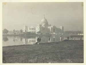 加尔各答的维多利亚纪念碑，约1910年代。