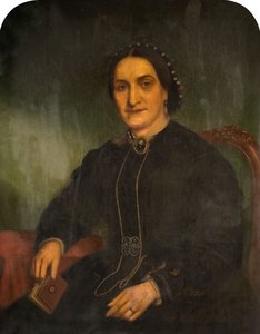乔治-海恩斯夫人的画像，1850-1900。