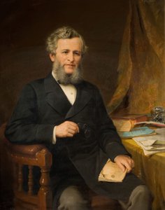 杰西-科林斯阁下的肖像 1831-1920年，1881年。