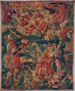 海格力斯的生活场景：奥德纳德的乔斯编织的挂毯，约1498年 1946年 作者 奥德纳德的乔斯