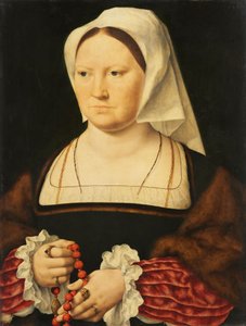 一个女人的肖像，1525年 作者 乔斯范克里夫