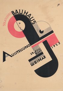 1923年国家包豪斯展览的海报