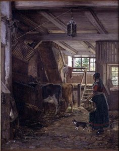 在牛棚里 作者 乔根·罗德（Jorgan Roed）