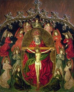 被天使包围的圣三位一体 作者 豪尔赫·英格尔斯