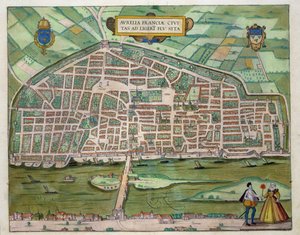 地图，从“世界”布劳恩（1541年至1622年）和弗兰茨Hogenbergh（1535至1590年）c.1572-1617