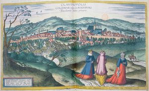 地图纳波卡，从“世界”布劳恩（1541年至1622年）和弗兰茨Hogenbergh（1535年至1590年），布鲁塞尔，1574 作者 乔里斯·霍夫纳格尔