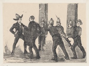对耶稣-布鲁诺-马丁内斯的处决，1892年，1892年。 作者 何塞·瓜达卢佩·波萨达