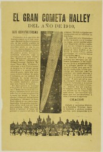 哈雷彗星，1899年，1910年出版 作者 何塞·瓜达卢佩·波萨达