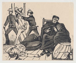The double murder in Puente de los Gallos, c. 1905-1910. , c. 1905-1910. 作者 何塞·瓜达卢佩·波萨达