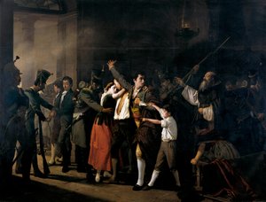 枪杀布恩苏塞索的西班牙爱国者（1808 年 5 月 3 日拂晓） 作者 何塞·马塞洛·孔特雷拉斯和穆尼奥斯