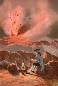 Lazzaro Spallanzani观察埃特纳火山的喷发 作者 何塞·阿梅特·波塔内尔