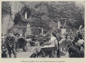 Massabielle 石窟，卢尔德，法国（雕刻） 作者 何塞·加内洛·阿尔达