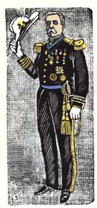 墨西哥革命（1910-1920）：波菲里奥·迪亚兹（Porfirio Diaz，1828-1915），墨西哥共和国总统。 Jose Guadalupe Posada (1852-1913) 的木版画。 作者 何塞·瓜达卢佩·波萨达