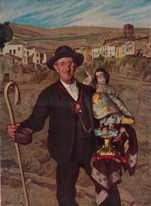 虔诚与施舍》，约1921年 作者 何塞·玛丽亚·罗德里格斯·阿科斯塔