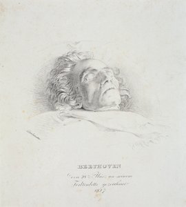 Ludwig van Beethoven（1770-1827）临终前，1827年3月28日