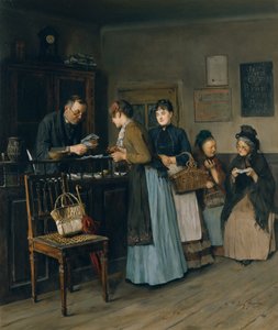 彩票姐妹》，约 1888 年（油画） 作者 约瑟夫·吉塞拉