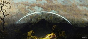 JJM 重现 Friedrich-C-D：彩虹山景（全景）