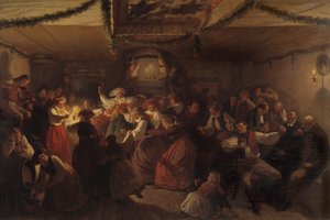来自Vingåker的婚礼派对，1857年