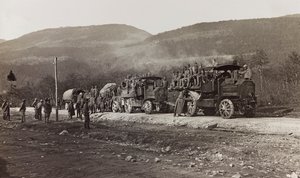 Album "Meine weltkriegs - Erinnerungen South-West Front (Carinthia, Italien, South Tyrol) (My world war - memories of the South-Western Front in Carinthia, Italy, Trentino-Alto Adige) 31/03/1915-12/11/1918 - Josef Zohles Wien ": military vehicles in Hermag 作者 约瑟夫·佐尔斯（Josef Zohles）