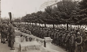 专辑“Meine weltkriegs - Erinnerungen South-West Front (Carinthia, Italien, South Tyrol) (My world war - memory of the South-Western Front in Carinthia, Italy, Trentino-Alto Adige) 31/03/1915-12/11/ 1918 年 - Josef Zohles Wien “：有许多囚犯的士兵