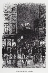 Burleigh Street, Strand (litho) 作者 约瑟夫·佩内尔（之后）