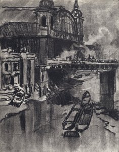 加农街车站(石印) 作者 约瑟夫·佩内尔（之后）